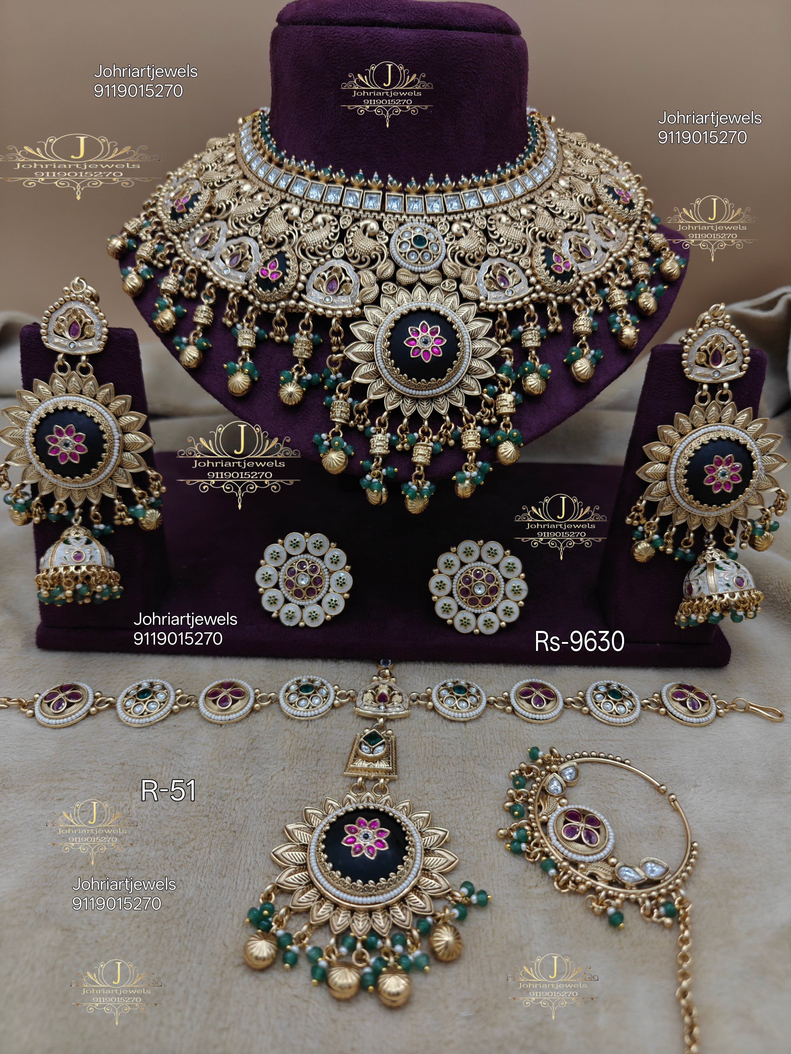 R-51.  Heritage bridal jewellery