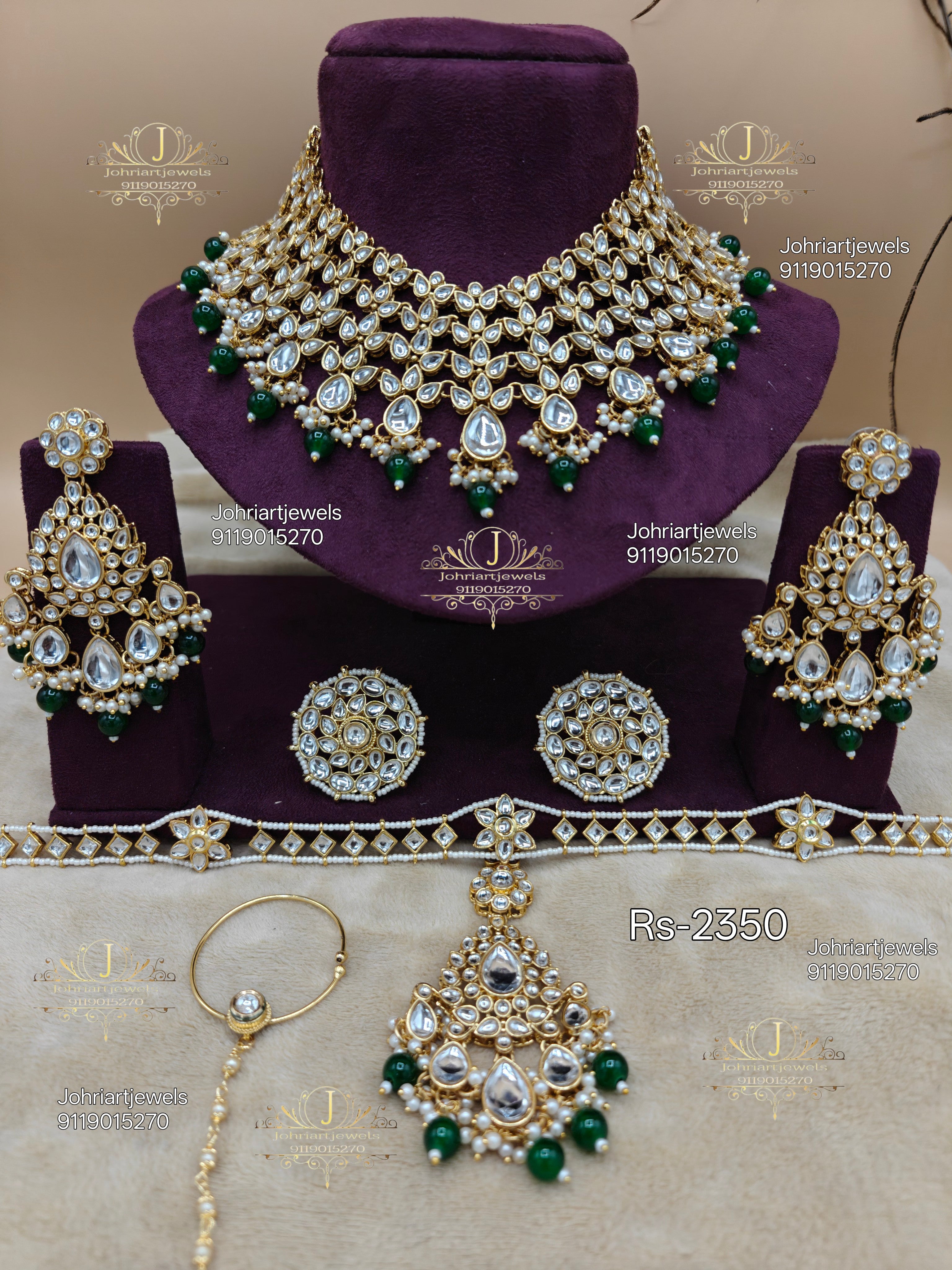 Kundan bridal jewellery