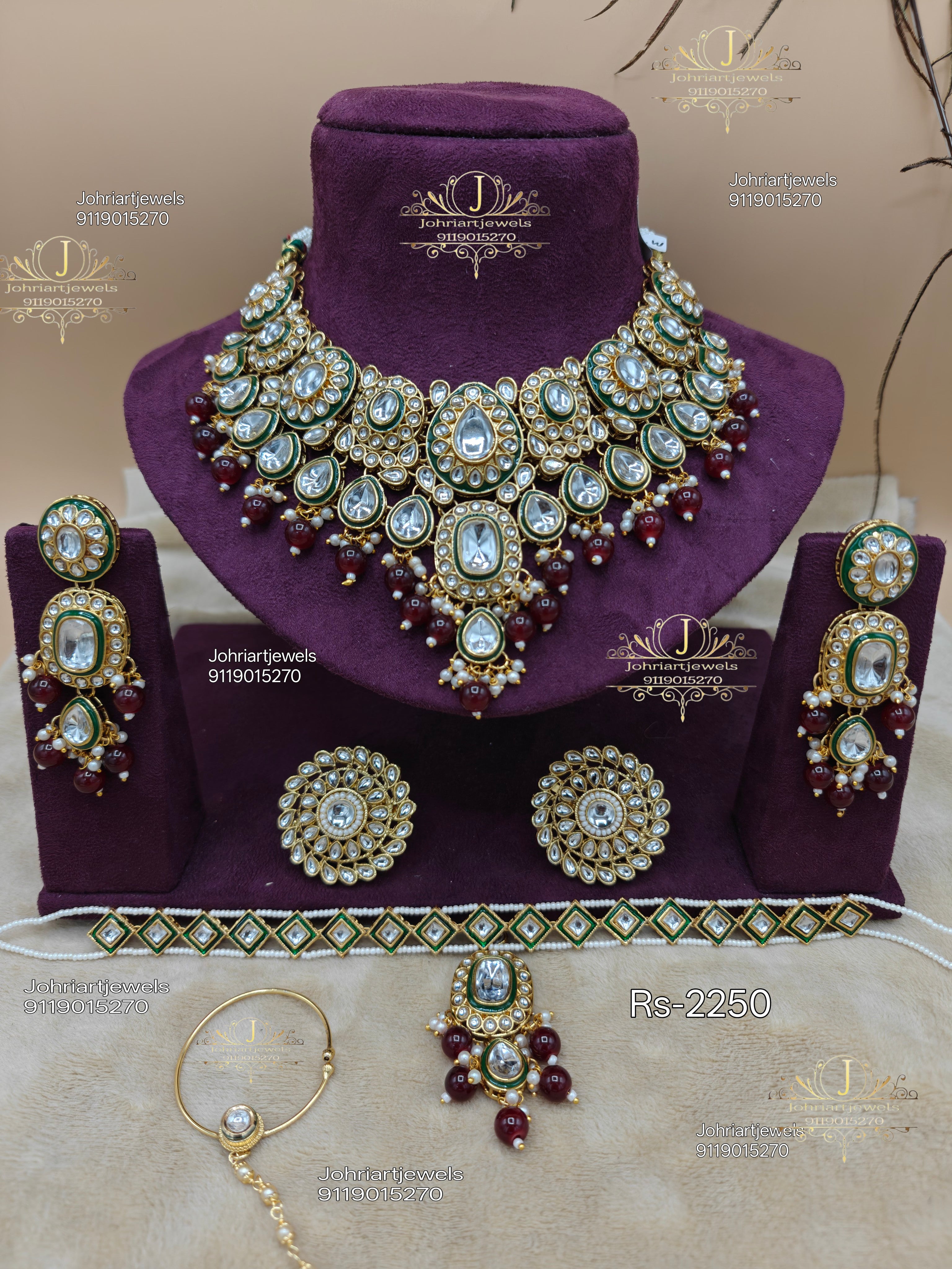 Kundan bridal jewellery