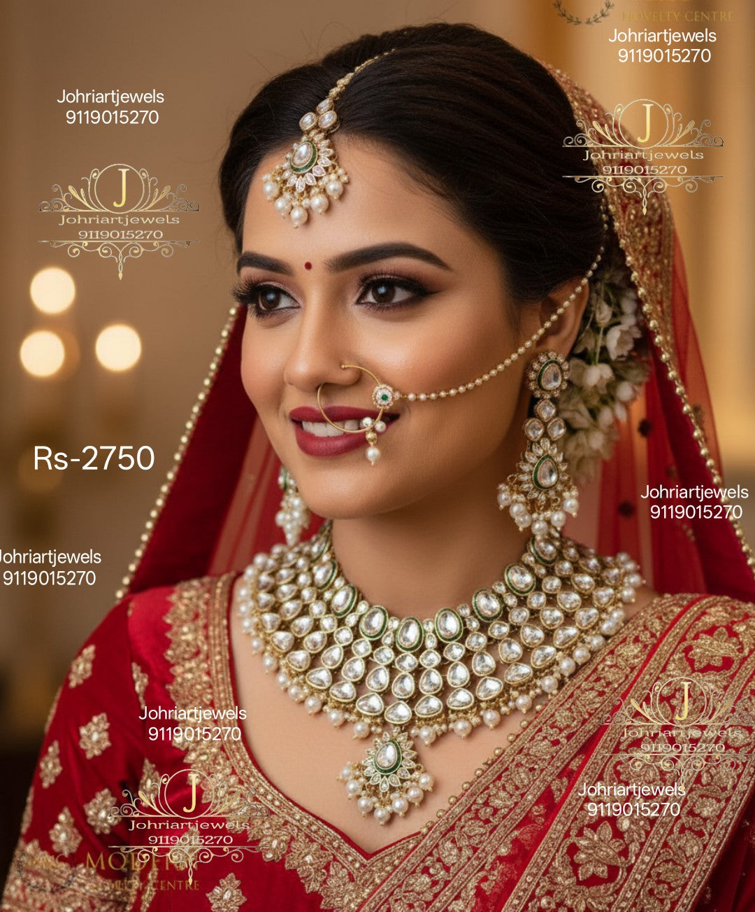 Kundan bridal jewellery