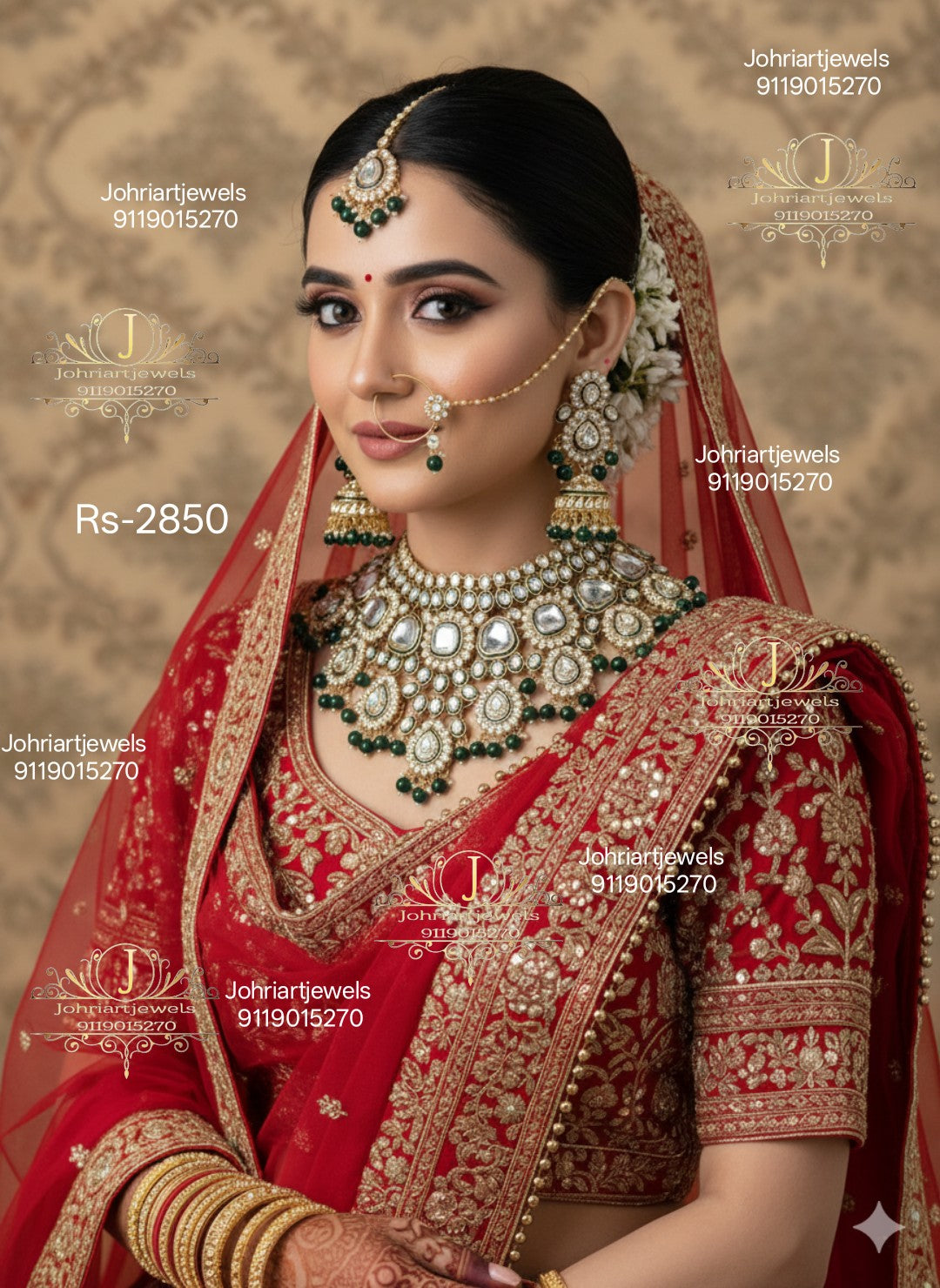 Kundan bridal jewellery