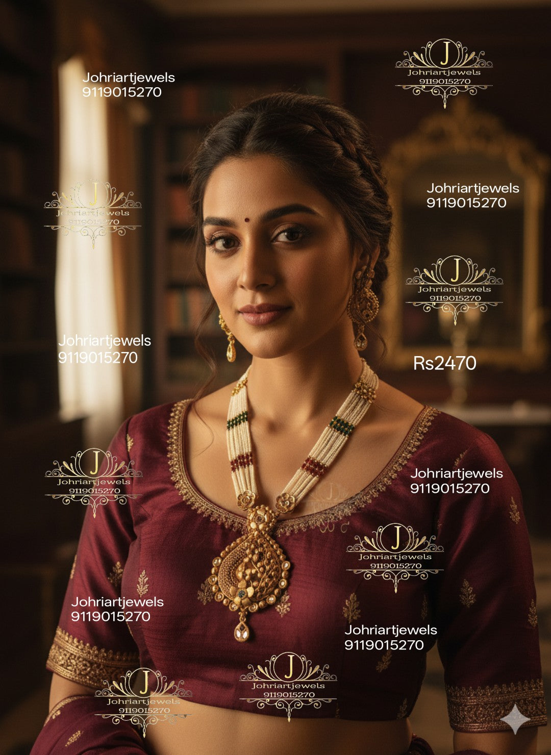 Heritage long necklace