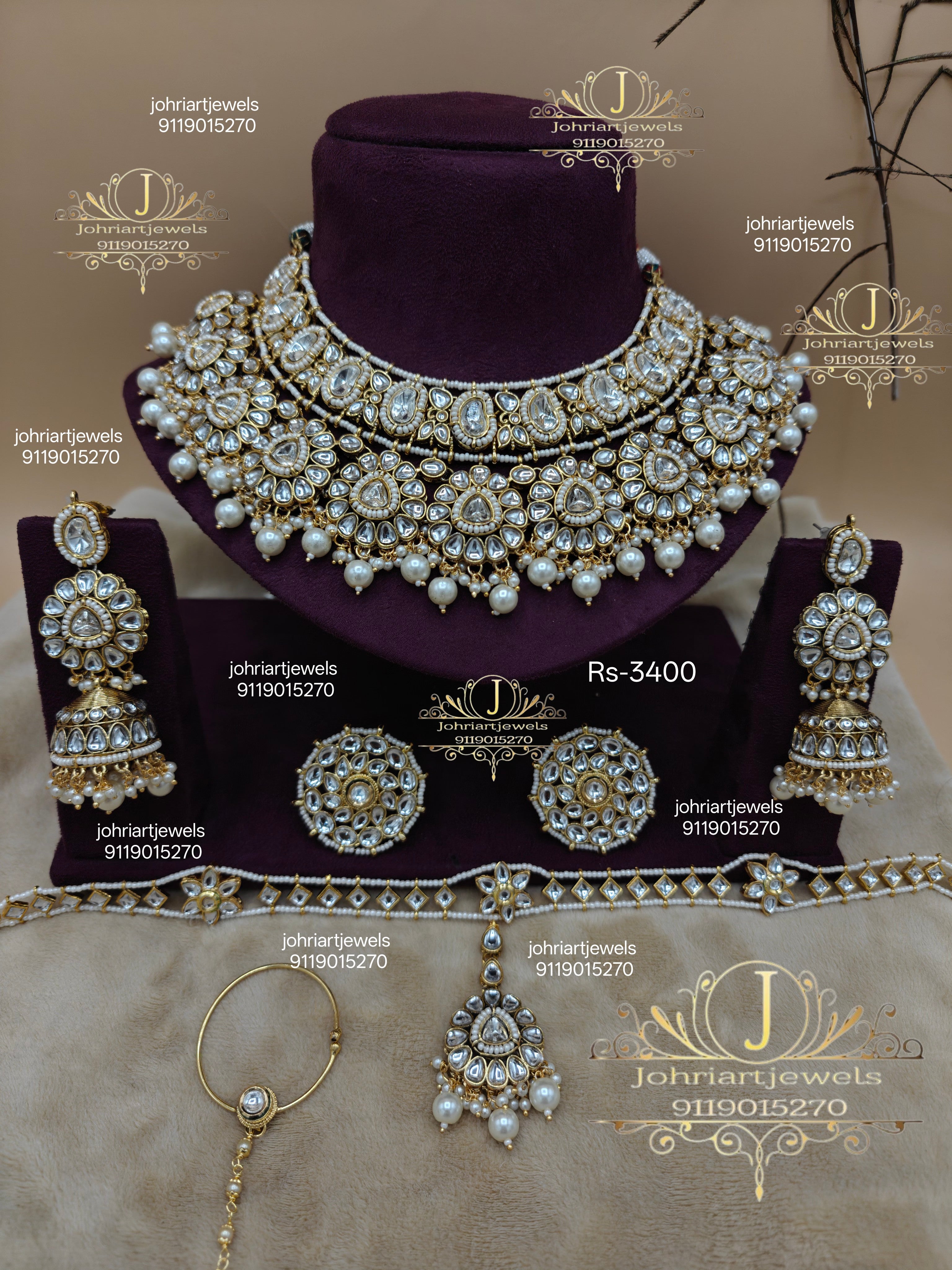 Kundan bridal jewellery