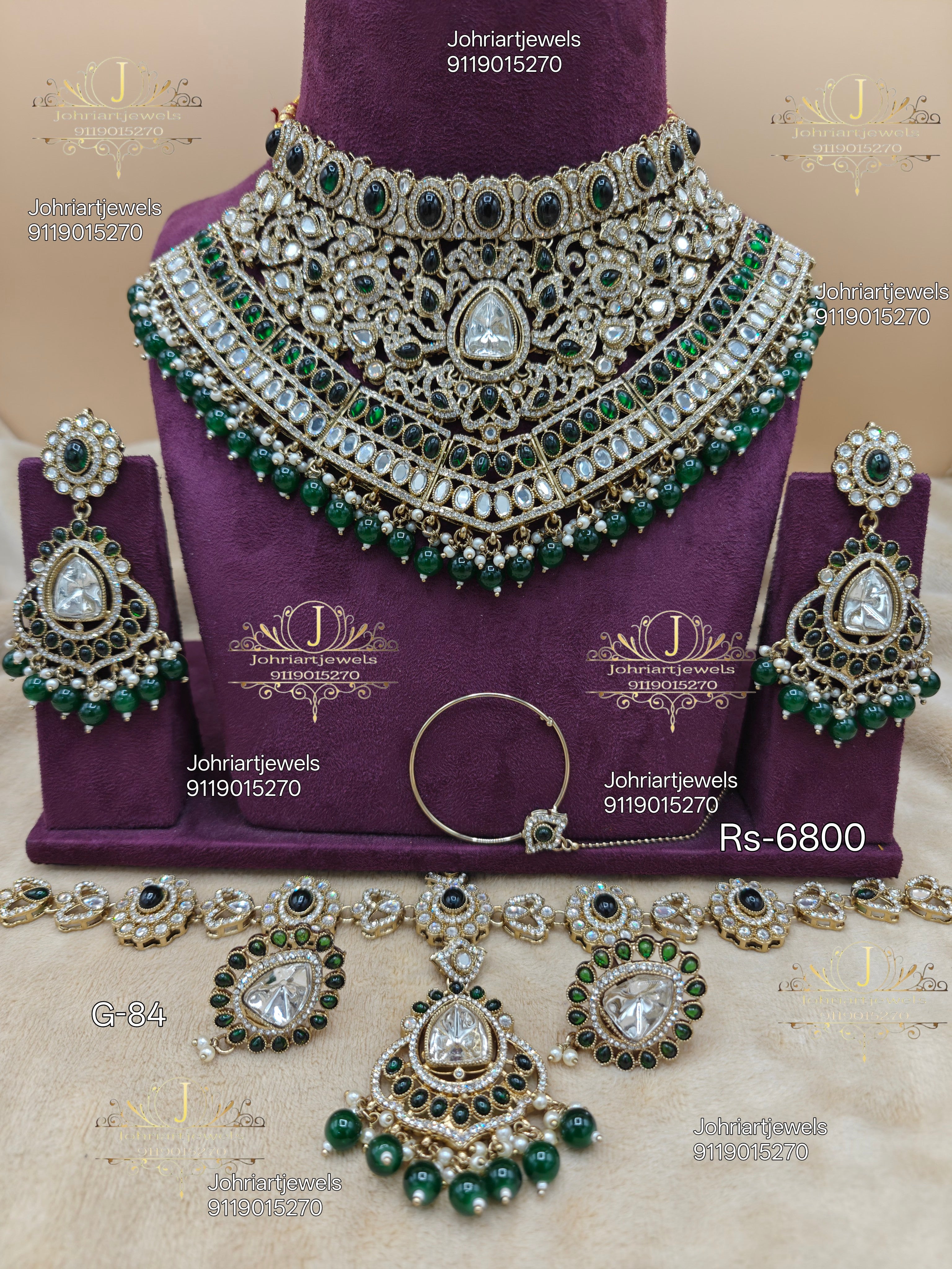 G-84. Premium bridel jewellery