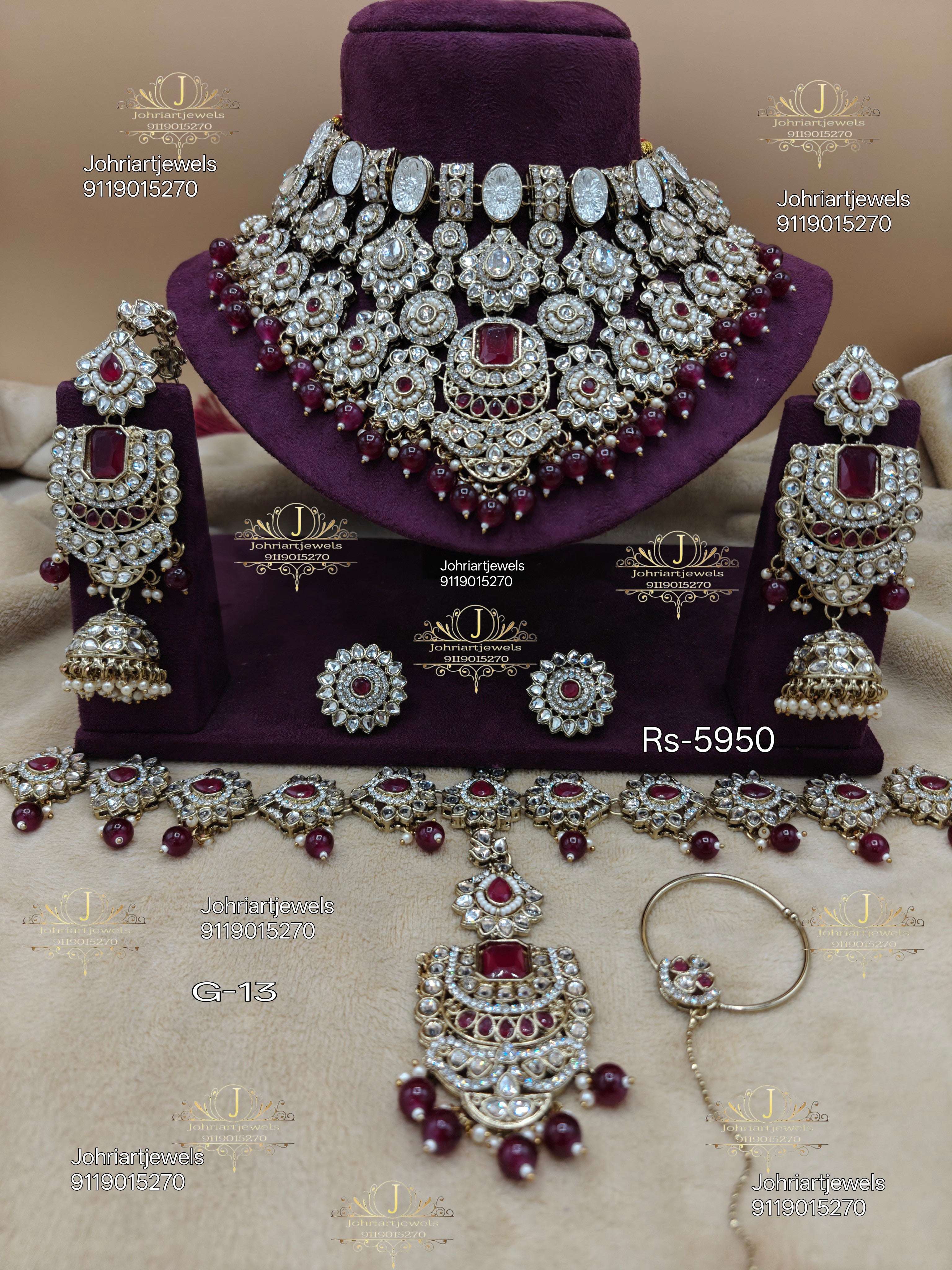 G-13 premium bridal jewellery