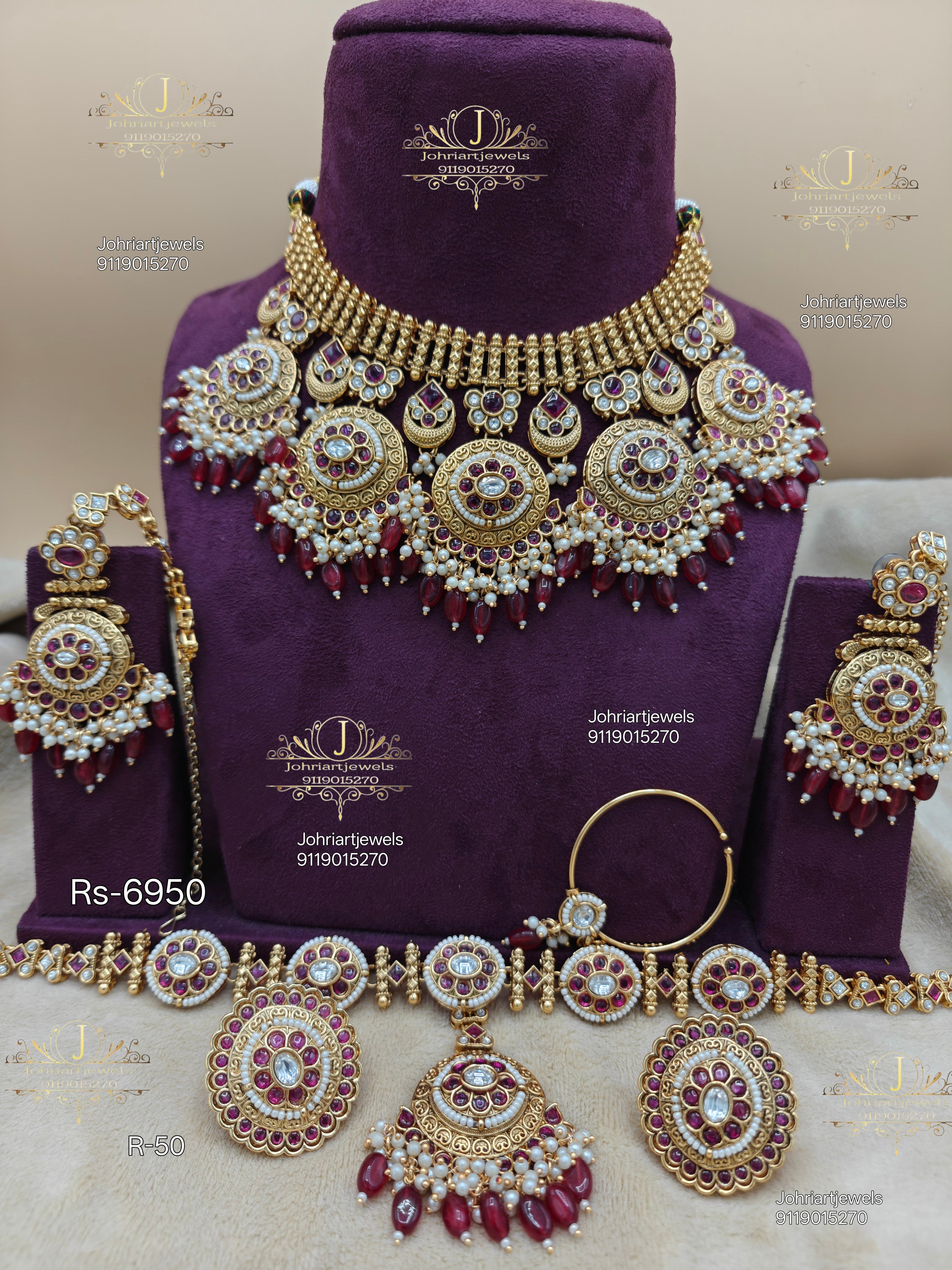 R-50.   Heritage bridal jewellery